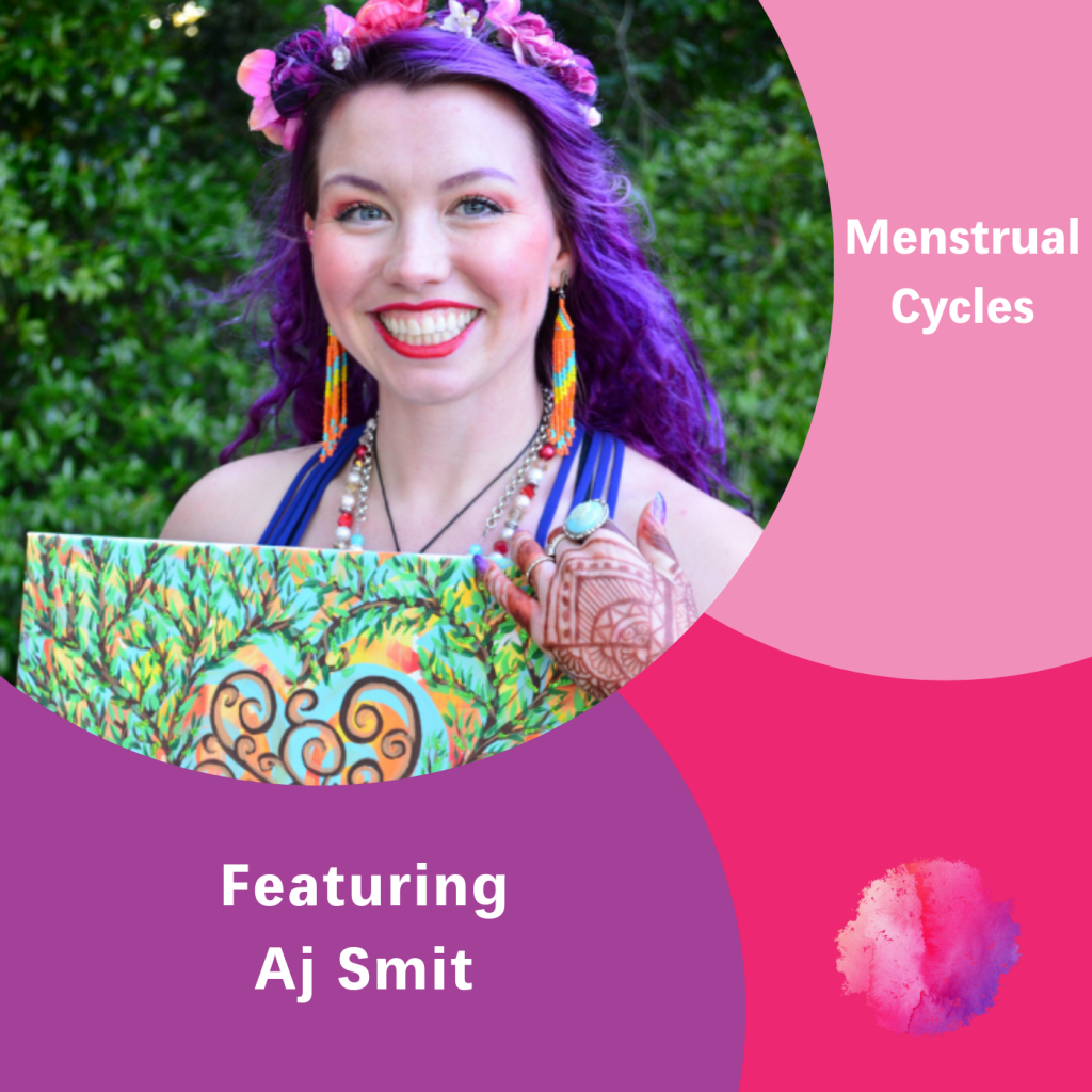 Aj Smit ,The Inspired Women Podcast, Menstrual cycles